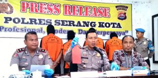 Empat Pelaku Begal Motor Dibekuk Aparat Kepolisi Serang Kota