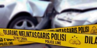 Laka Tol Beruntun Satu Orang Tewas