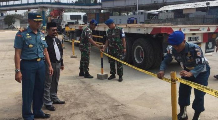 TNI AL Segel Proyek Dermaga VII Pelabuhan Merak