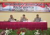 Rilis Akhir Tahun Polda Banten, 2018 Angka Kejahatan Menurun 11 Persen