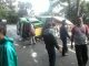 Truk Pengangkut Sembako Korban Tsunami Selat Sunda Terguling Di Cibaliung Banten