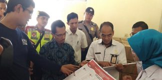 Logistik Surat Suara Tiba Digudang KPU Kota Serang