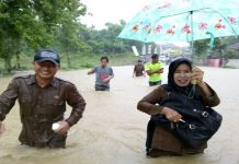Hujan Lebat Genangi Pandeglang, Akibat Sumbatan Aliran Air Pasca Tsunami