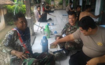 Melalui TMMD Ke-104 Kodim 0601/Pandeglang Sinergitas TNI-Polri Makin Solid