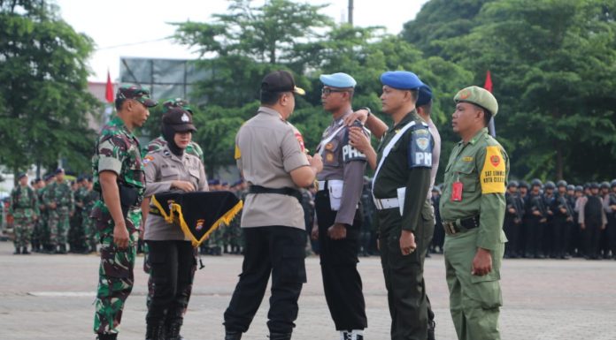 Kesiapan Personil Mantap Brata 2019, Polres Serang Kota Tingkatkan Patroli Cipkon