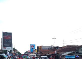 Setelah Penertiban Jalan Depan Pasar Baros Mulai Lancar