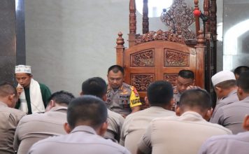 Harapkan Pemilu 2019 Damai Satbrimob Polda Banten Peringati Isra Mi’raj