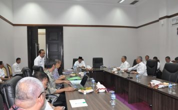 Rapat Terbatas terkait pelaksanaan proses pengadaan barang dan jasa di Provinsi Banten