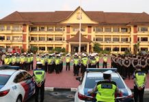 Kapolda Banten Pimpin Apel Gelar Pasukan Operasi Ketupat Kalimaya 2019