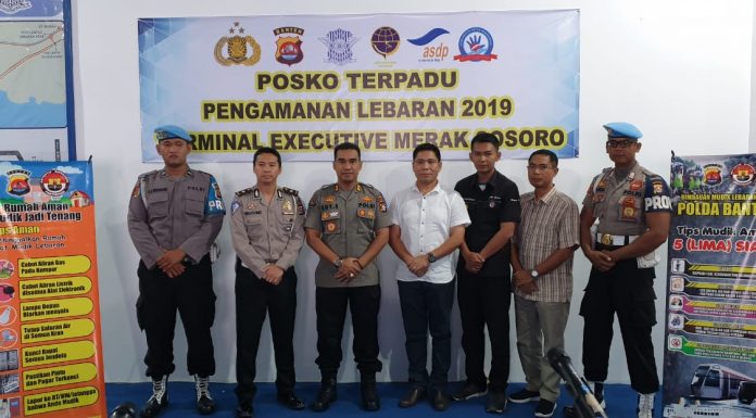 Kabid Humas Polda Banten Tinjau Posko Terpadu dan Kunjungi Pelabuhan Merak di H-7