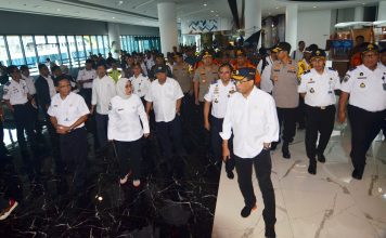 Menhub dan PUPR Tinjau Persiapan Arus Mudik di Pelabuhan Merak