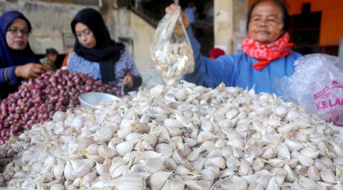 Kemendag Pastikan Stok Bawang Putih di Ritel Modern Aman