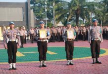 Polda Banten Gelar Upacara Pemberhentian 2 Orang Oknum Polri yang melakukan pelanggaran Disiplin