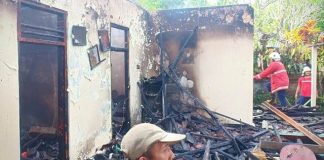 Berawal Korsleting Listrik, Sebuah Rumah Dilalap Si Jago Merah