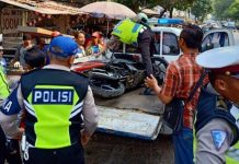 Pengendara Motor Terobos Perlintasan Tewas Ditabrak Kereta Bandara