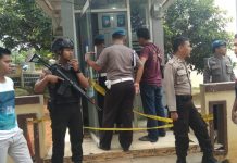 ATM BRI di Depan Polres Lebak di Bobol Orang Tak DiKenal