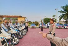 Dirlantas Polda Banten Cek Kondisi Kendaraan Operasional