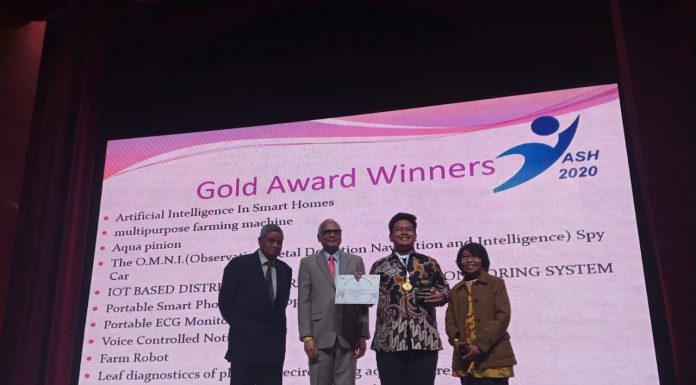 Putra Bupati Serang Raih Emas Pada Kompetisi Sains di India