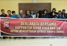 Deklarasi Bersama Supporter Sepak Bola Banten Untuk Menciptakan Situasi Aman dan Damai