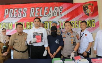 Polresta Tangerang Ancam 15 Tahun Penjara Pemerkosa Anak Tiri