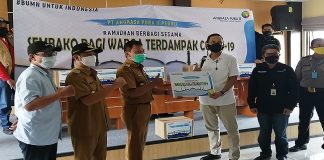 Enam Desa dan Tiga Kelurahan Diguyur Bantuan Paket Sembako