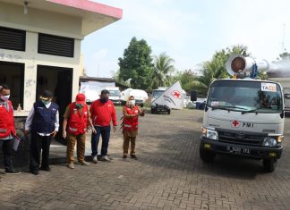 Perangi Covid-19, PMI Turunkan Gunner di Ibukota Banten