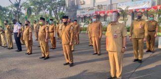 Lima Bulan Libur Karena Corona, Pemkot Serang Mulai Hidupkan Apel Pagi