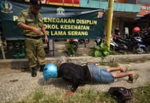 Tim gabungan Lakukan Cek Protokol Kesehatan Masyarakat di 8 Daerah di Banten