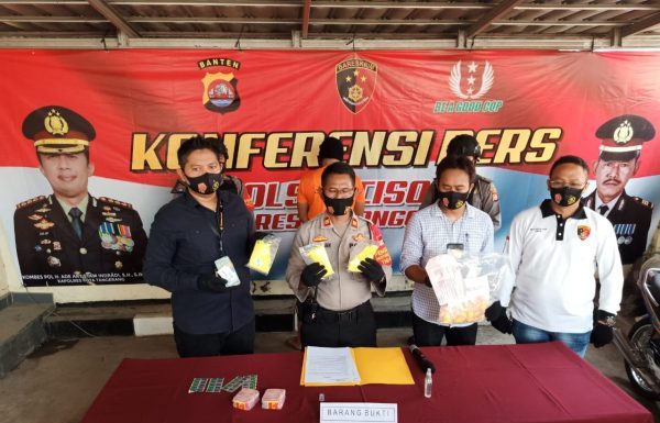 Polsek Cisoka Tangerang Tangkap Penjual Obat Keras Tanpa Izin