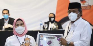 Dapat nomor Urut 1, Tatu-Pandji Siap Tuntaskan Pembangunan 1 Periode Lagi