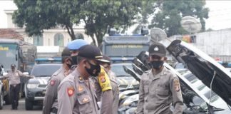 Jelang pilkada, Polres Pandeglang Cek Kesiapan Kendaraan Operasional