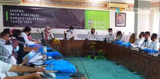 Sekda Pemkab Serang Minta OPD Aktif Dalam Pengumpulan Data Statistik