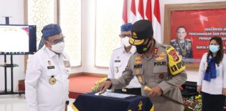 Polda Banten dan Kanwilkumham Banten Tandatangani MoU Penegakan Hukum