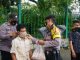 Polres Bagikan 1.200 Masker Kepada Warga Lebak, Banten