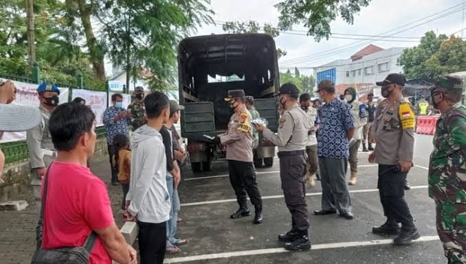 Satgas COVID-19 Kabupaten Lebak Kembali Bagikan Masker