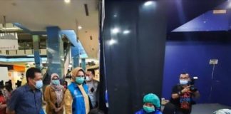 Pedagang Pasar Modern di Serpong Divaksinasi COVID-19