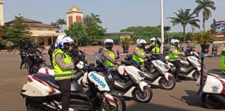 Polda Banten Gelar Patroli Sepeda Motor ke Tempat Wisata