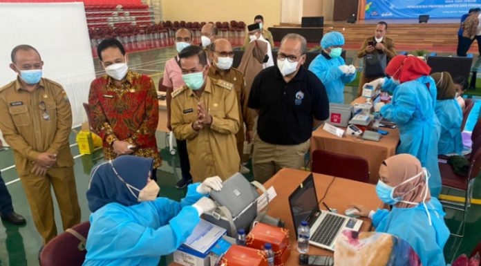 Perwakilan Bank Indonesia Banten Helar Vaksinasi Massal Sasaran 650 Orang