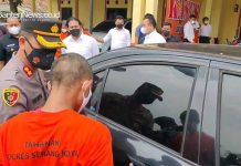 Polres Serang Kota Tembak Kaki Pelaku Pecah Kaca Mobil