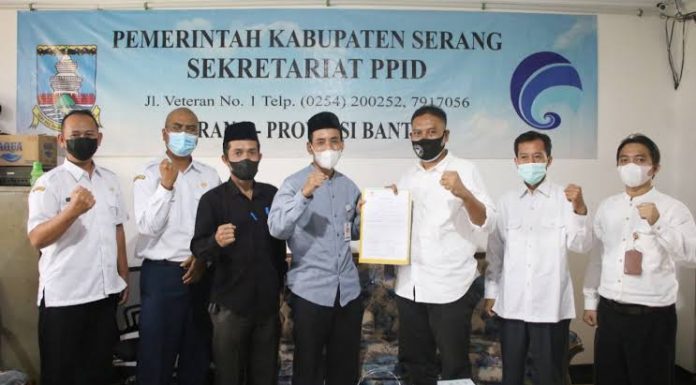 Penilaian KI Banten, Kabupaten Serang Berindikasi Paling Informatif