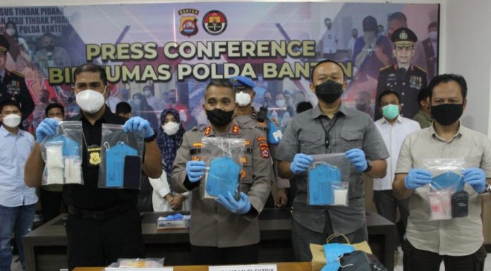 Polda Banten Ungkap Jaringan Besar Narkoba Lintas Daerah