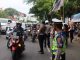 Urai Kemacetan,Ditlantas Polda Banten Arahkan Massa Unras Secara Humanis