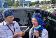 Bupati Iti Nyetir Sendiri Mobil Dinas Nopol A 1 N Buat Jajal Jalan Tol Serang-Panimbang