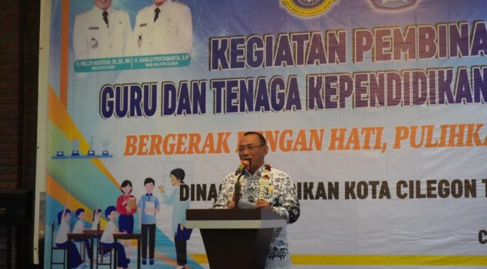 Walikota Cilegon Minta Guru Miliki Mindset Mengabdi Kepada Anak Bangsa