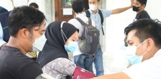 Sambut Ulang Tahun Kabupaten Serang ke 495, Dinsos Gelar Donor Darah