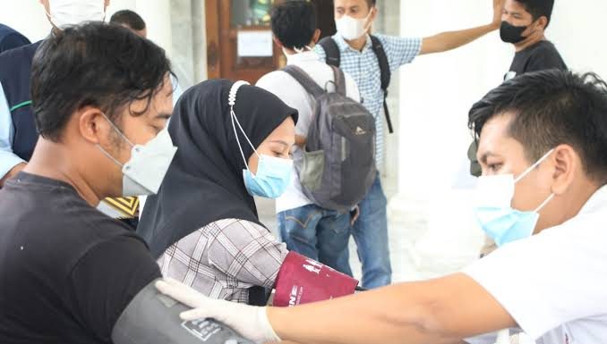 Sambut Ulang Tahun Kabupaten Serang ke 495, Dinsos Gelar Donor Darah