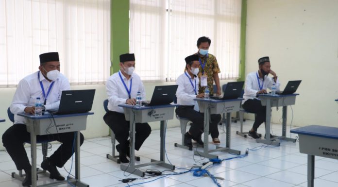 10 Bakal Calon Kades Lakukan Tes Kompetensi Dasar dalam Pilkades PAW
