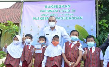 Pemkab Targetkan 180 Ribu Dosis untuk Vaksinasi Anak Usia 6-11 Tahun