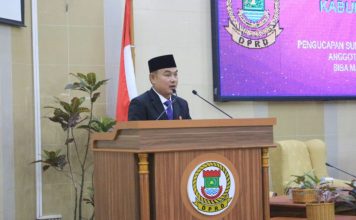 Wabup Tangerang Mad Romli Hadiri Pelantikan PAW Anggota DPRD