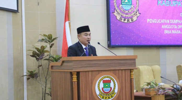 Wabup Tangerang Mad Romli Hadiri Pelantikan PAW Anggota DPRD